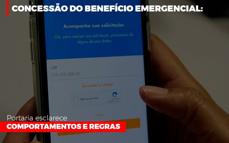 Concessao Do Beneficio Emergencial Portaria Esclarece Comportamentos E Regras Notícias E Artigos Contábeis Notícias E Artigos Contábeis - Contabilidade em Lauro de Freitas - BA | GMH Consultoria